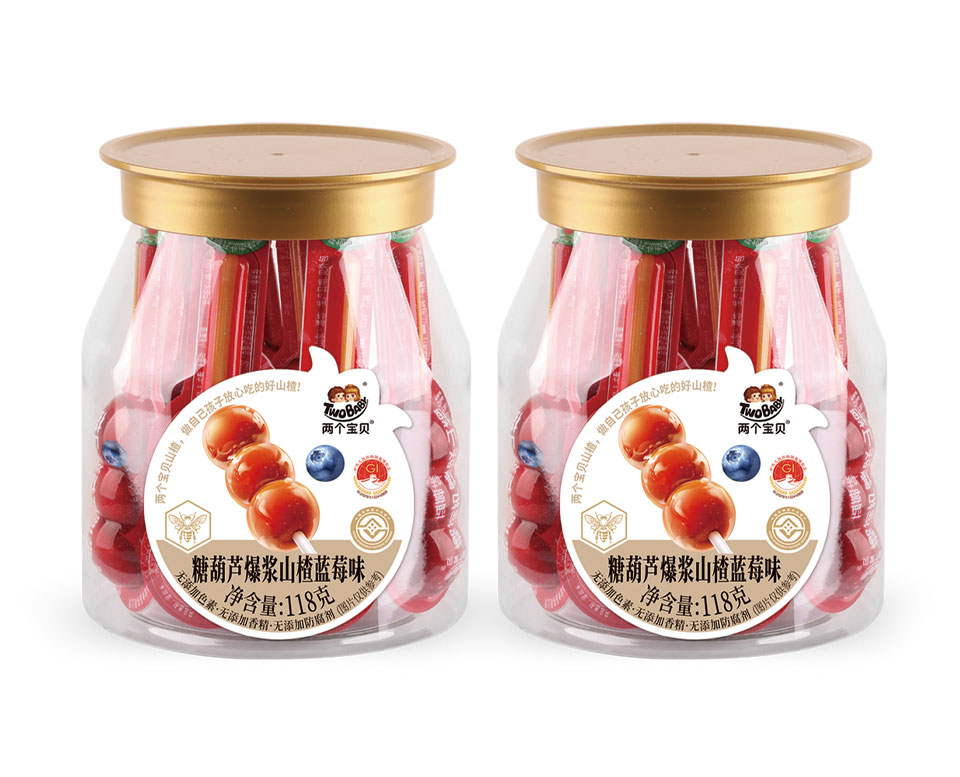 糖葫蘆爆漿山楂藍莓味